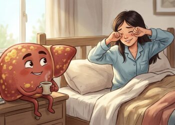 Gosto amargo e cansaço ao acordar podem ser sinais de gordura no fígado