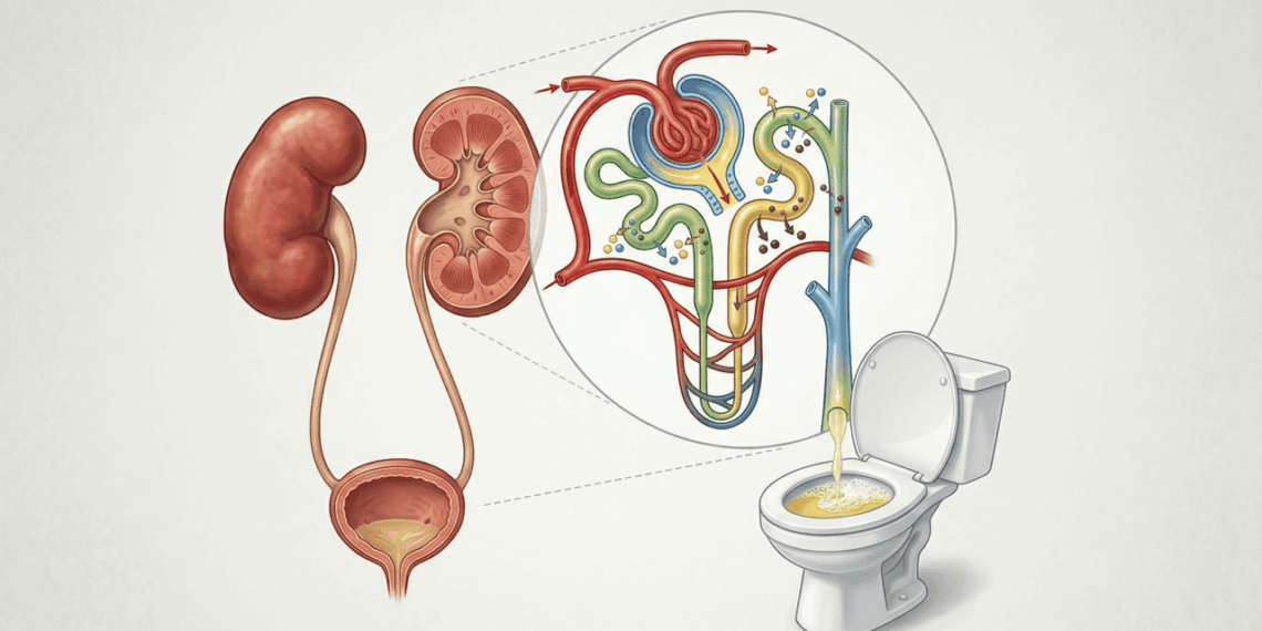 Urina com espuma persistente junto com idas noturnas pode indicar algo maior
