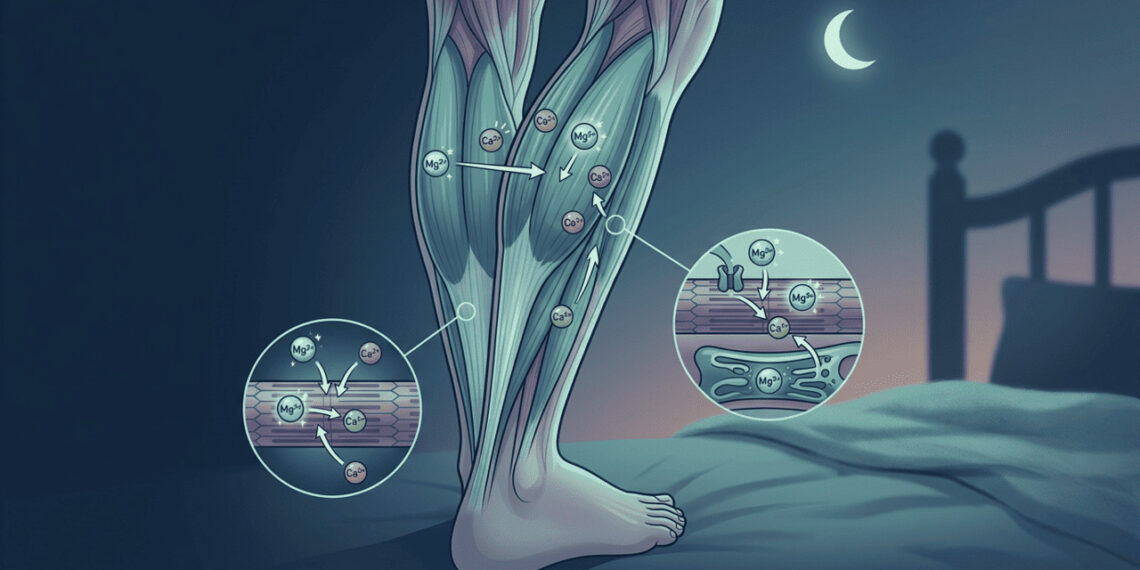 Magnésio à noite: por que ele alivia cãibras e ansiedade