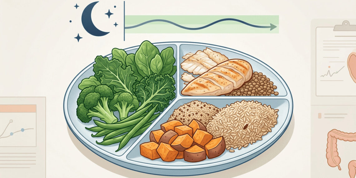 O jantar que ajuda a reduzir a glicemia enquanto você dorme