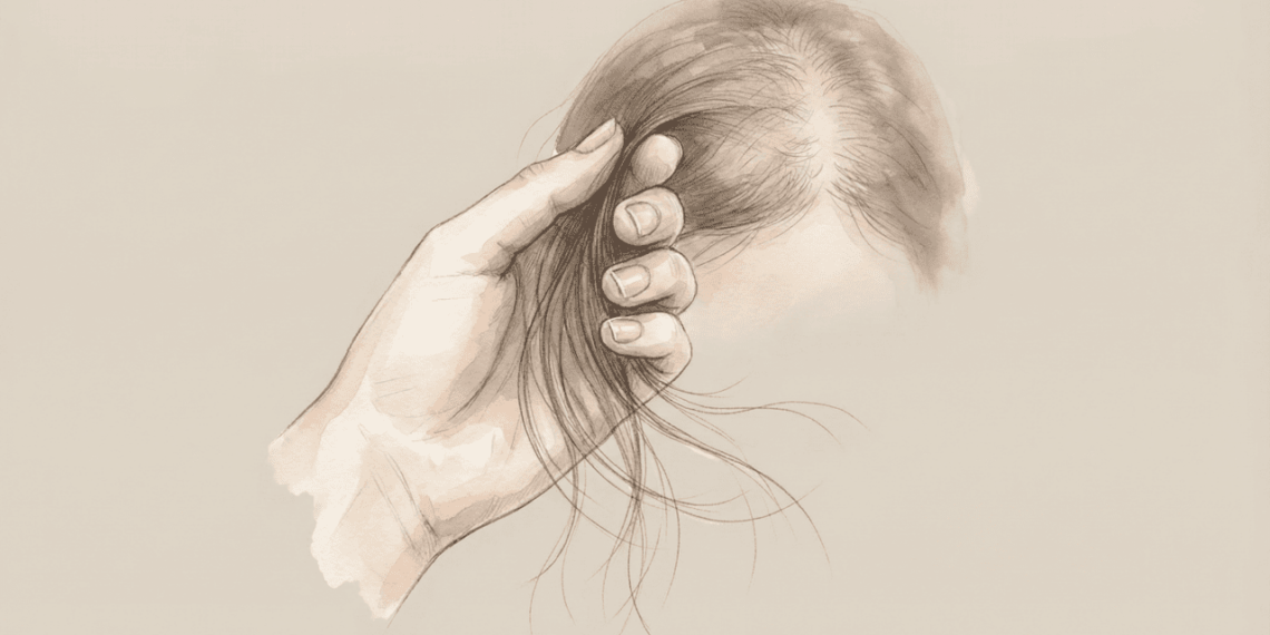 Queda de cabelo persistente, não é genética, mas sim deficiência de uma vitamina específica