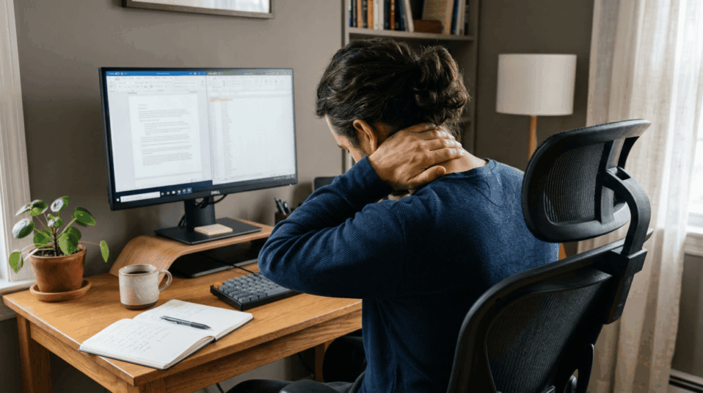 A dor de cabeça constante começa pelo pescoço: um segredo simples que pode mudar completamente o seu dia a dia