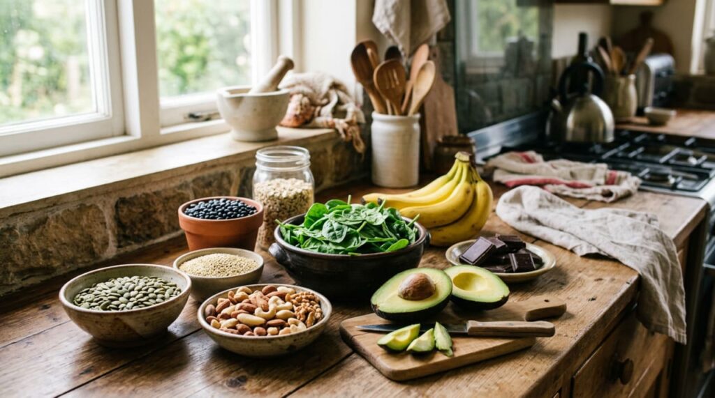 Sinais de deficiência de magnésio: Por que você tem câimbras e não consegue relaxar?