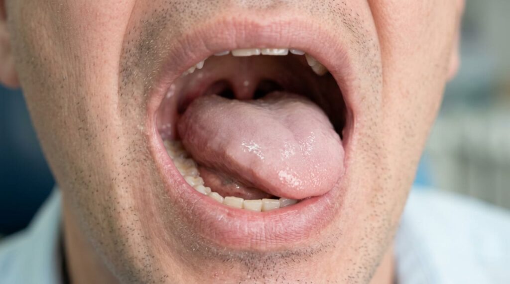Os sintomas de anemia crônica manifestam-se dentro da boca