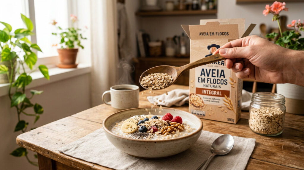 Café da manhã para baixar o colesterol: aveia barata remove a gordura dos vasos sanguíneos