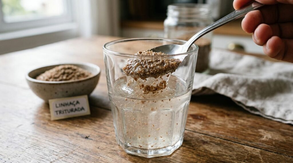 Adicione uma colherada de semente de linhaça ao kefir e o intestino vai funcionar como um relógio