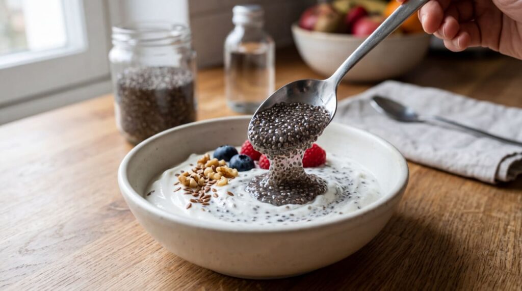 Como consumir chia para reduzir naturalmente o açúcar no sangue