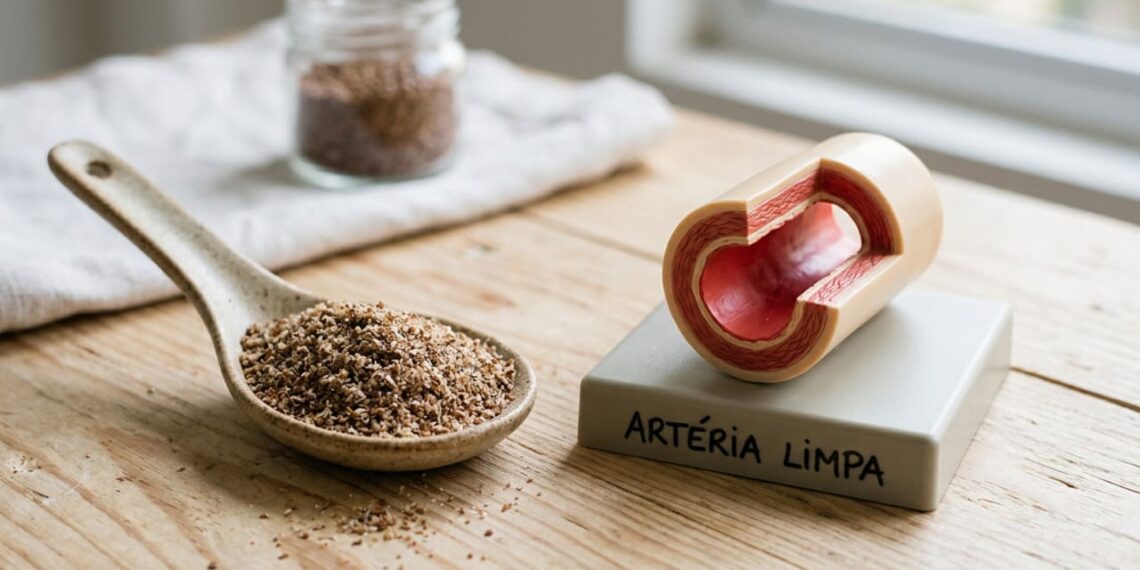 Qual é a semente que auxilia a saúde do coração e ajuda a prevenir o entupimento das artérias?