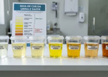 Os sinais de doença podem ser detectados através da cor da urina