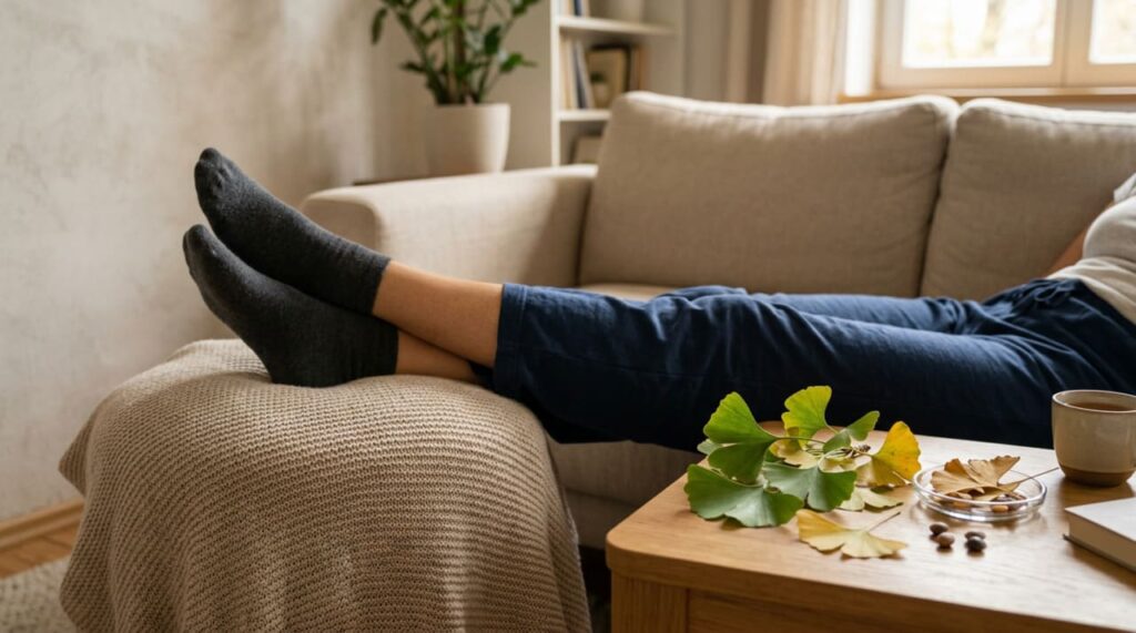 Qual é a folha que auxilia a saúde da circulação e ajuda a prevenir varizes?