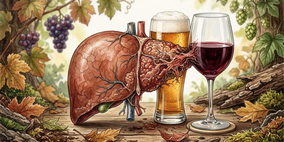 Quantas cervejas ou taças de vinho eu consumo para ter maior probabilidade de desenvolver fígado gorduroso: diferenças entre homens e mulheres?