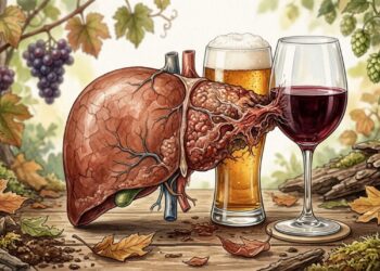 Quantas cervejas ou taças de vinho eu consumo para ter maior probabilidade de desenvolver fígado gorduroso: diferenças entre homens e mulheres?
