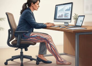 Ficar sentado mais de oito horas por dia leva, a longo prazo, ao enfraquecimento do coração e ao aumento do risco de trombose