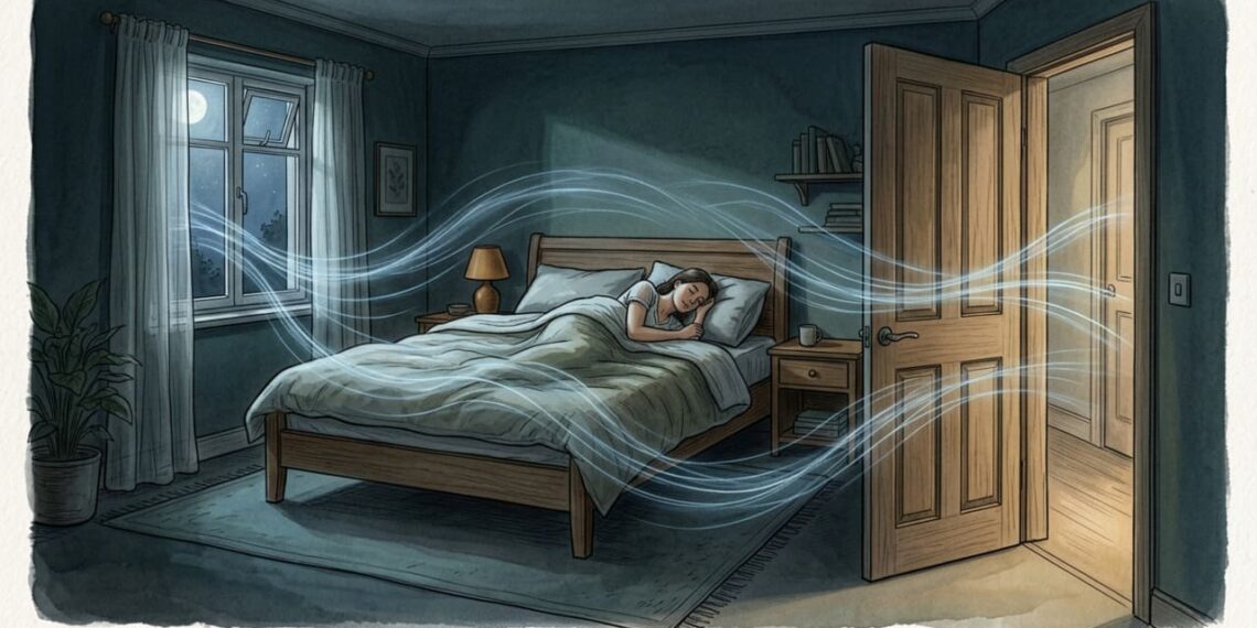 Porta fechada arruína o descanso? O estudo que mostra como a falta de ventilação sabota o sono