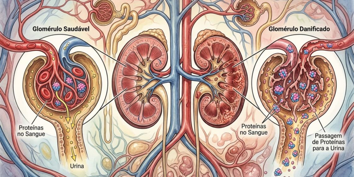 Perda de proteína na urina: o início da insuficiência renal e abordagens para restaurar a função renal