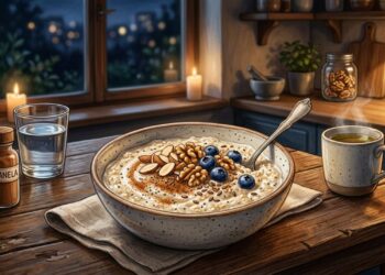 Aveia antes de deitar? O impacto surpreendente do consumo noturno para quem precisa controlar o diabetes tipo 2