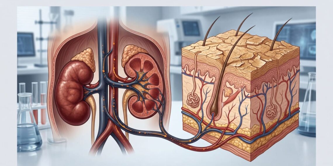 Sintomas da pele que passam despercebidos no dia a dia mais podem indicar problema nos rins