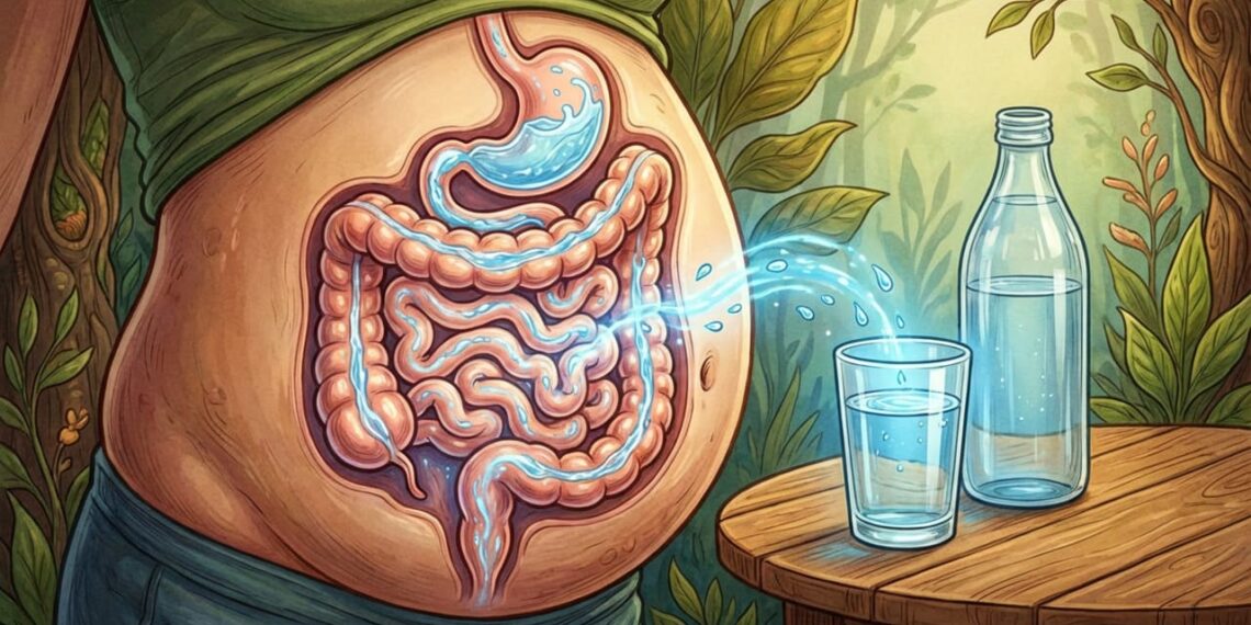 Barriga estufada no fim do dia? A hidratação pode destravar o intestino