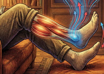 O movimento na cadeira que ajuda a desinchar as pernas até as 18h