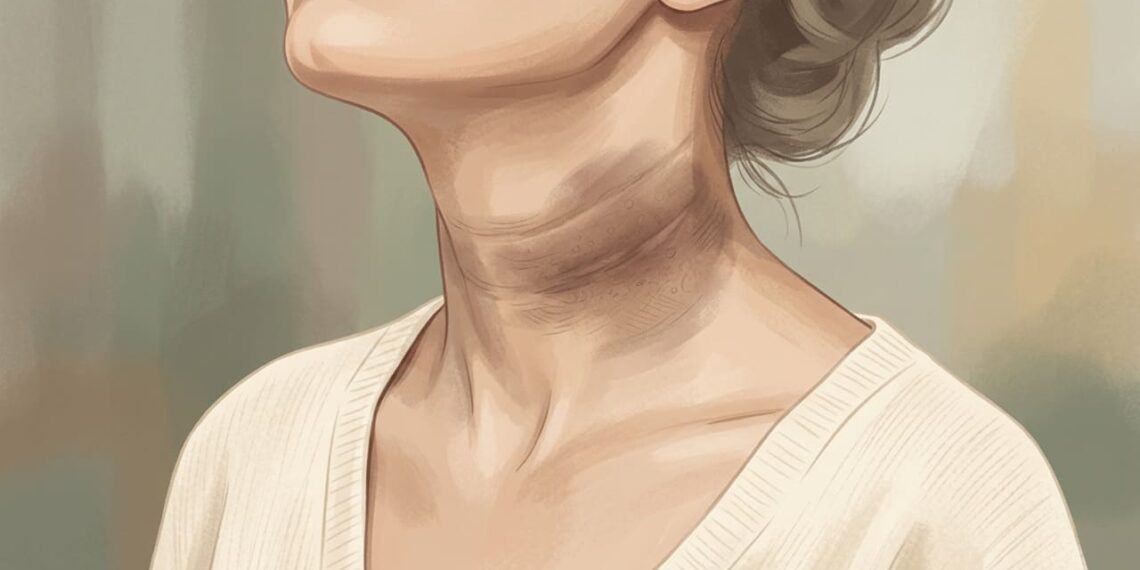 Os sintomas de resistência à insulina manifestam-se no pescoço