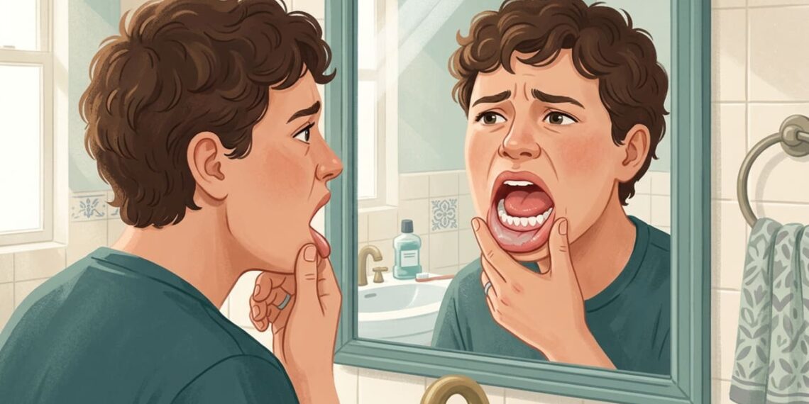 Os sintomas de anemia crônica manifestam-se dentro da boca