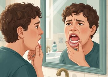 Os sintomas de anemia crônica manifestam-se dentro da boca