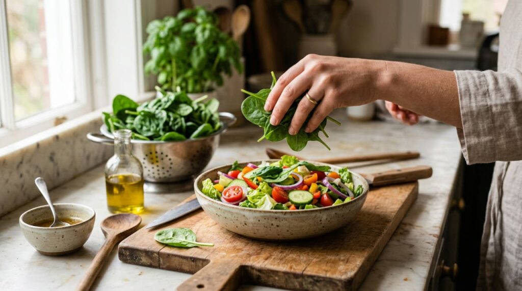 Por que as folhas verdes são o melhor vegetal para a saúde intestinal