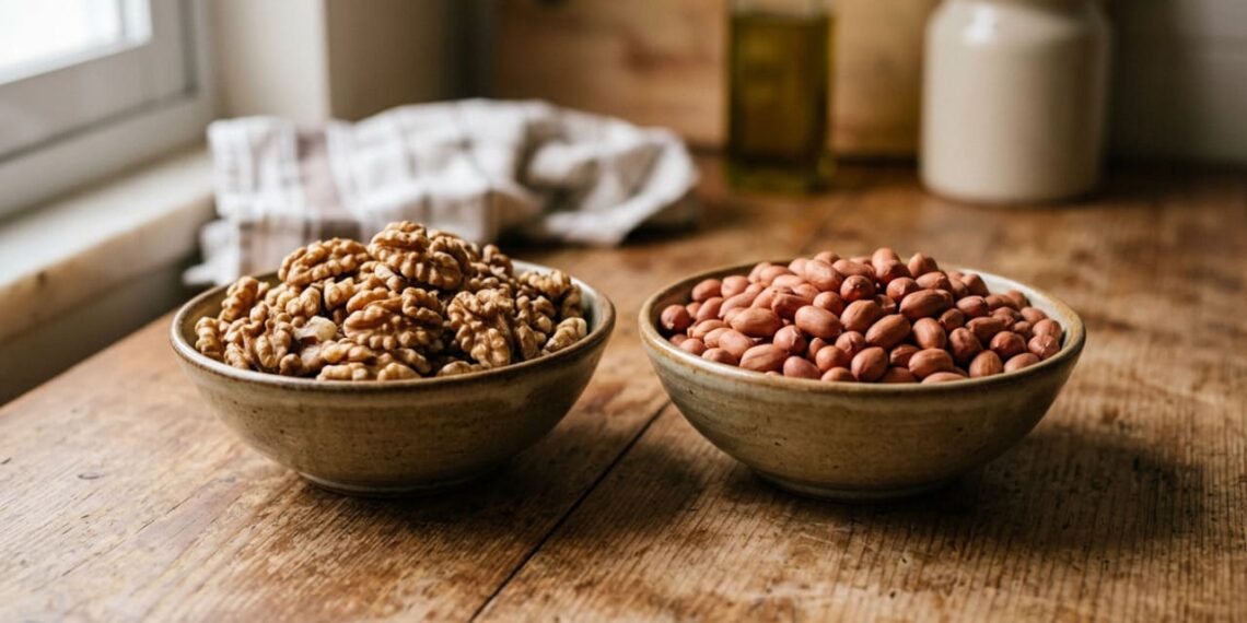 Nozes ou amendoins: qual deles se destaca na proteção do coração?