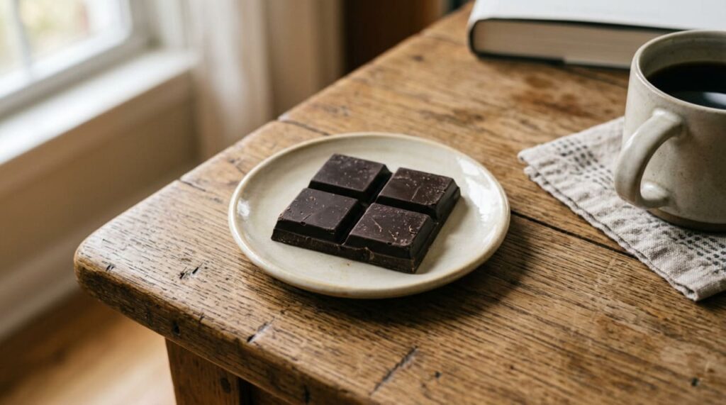 Quantos quadradinhos de chocolate uma pessoa pode consumir por dia?