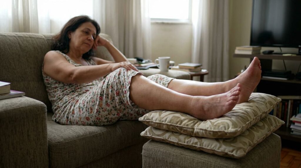 Por que suas pernas ficam pesadas quando está calor