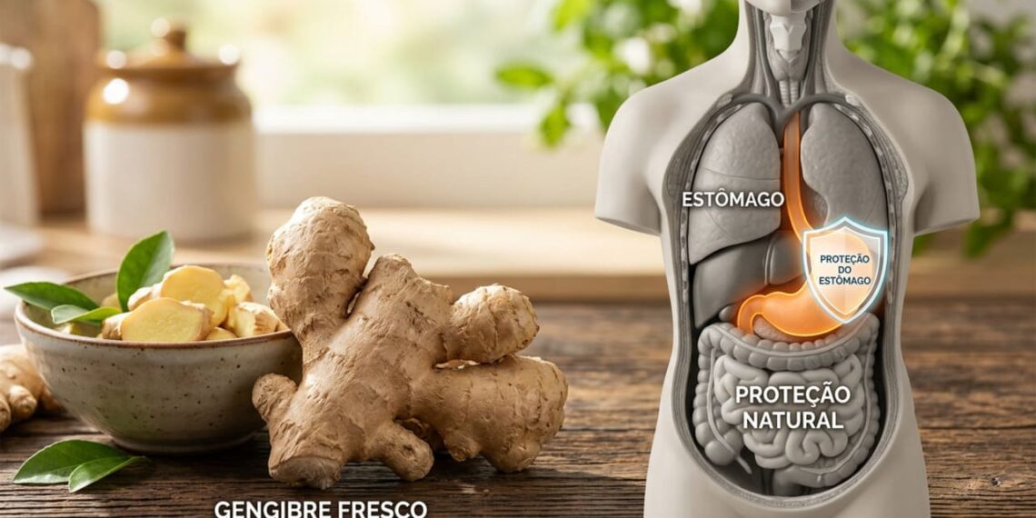Qual é a raiz que auxilia a saúde do estômago e ajuda a prevenir úlceras gástricas?