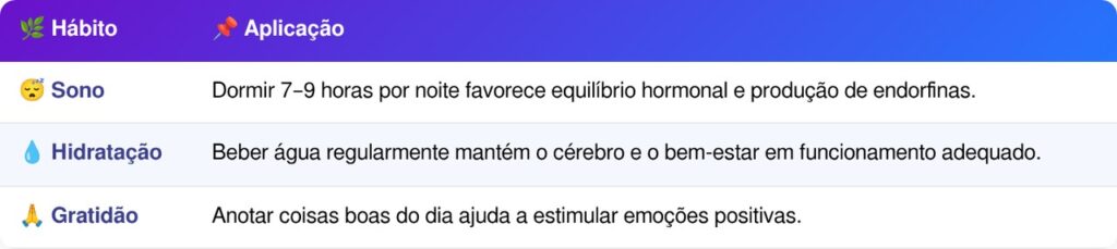 hábitos que diminuem o estresse