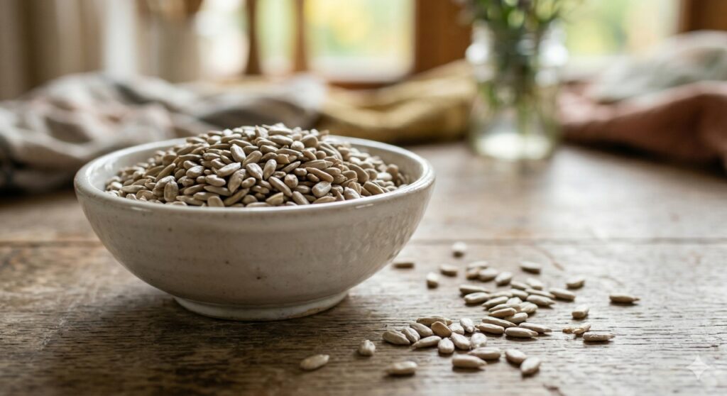 Esses alimentos mostram como a vitamina E para o fígado está nos detalhes do dia a dia.