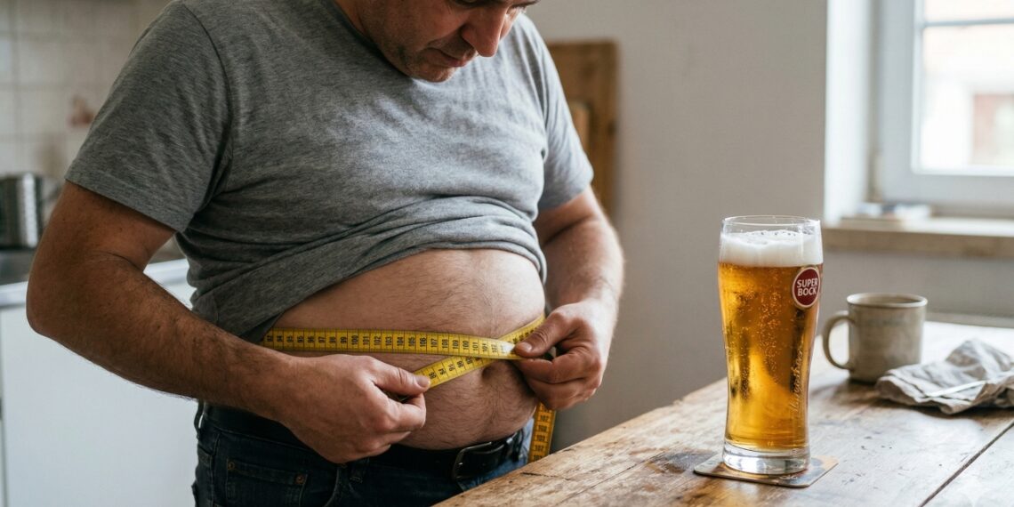 A cerveja pode contribuir para o acúmulo de gordura abdominal mais do que parece.