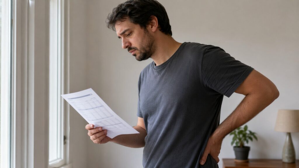 Vitamina D baixa com cansaço e histórico hepático pode exigir investigação mais completa.