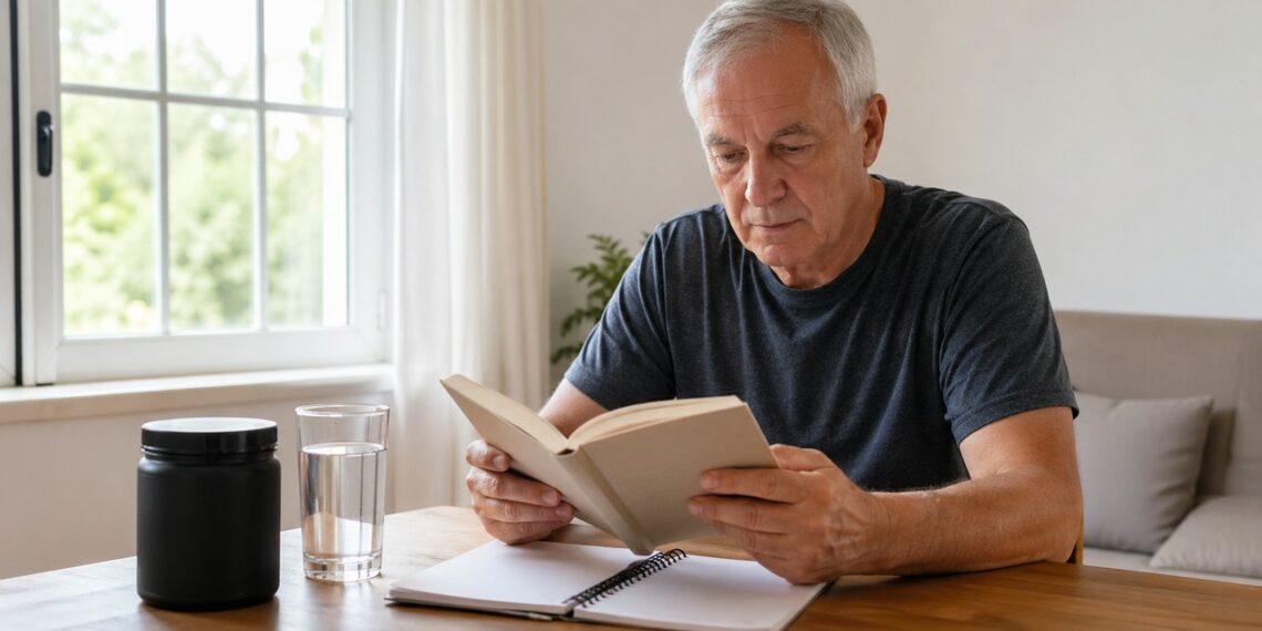 Creatina associada a uma rotina de leitura e cuidado com a função cerebral.