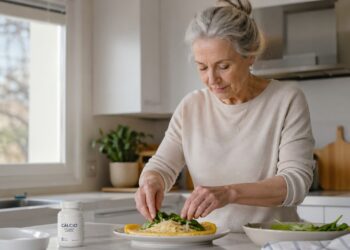 Alimentos ligados à vitamina K2 em uma rotina de cuidado com ossos e equilíbrio do cálcio.