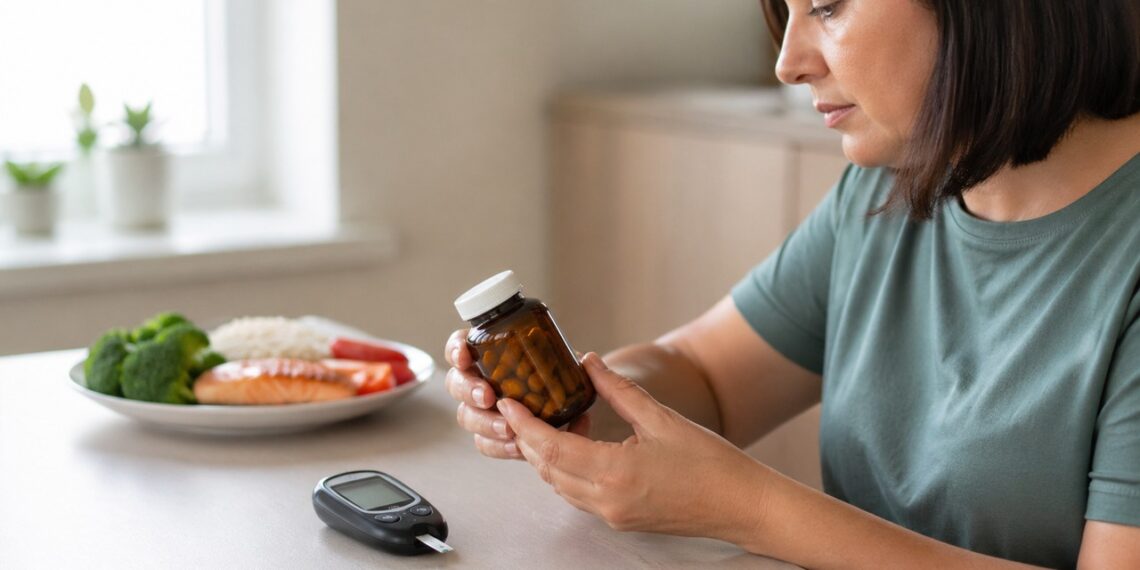 Berberina sendo avaliada com atenção em uma rotina ligada ao controle da glicose.