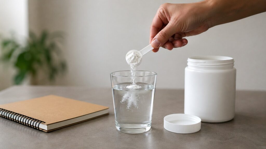 Uso simples da creatina com hidratação reforça uma abordagem segura para apoiar o desempenho mental.