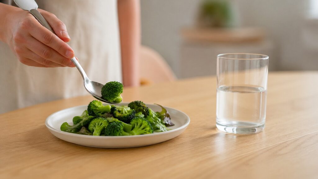 Vegetais crucíferos ajudam a reforçar uma alimentação voltada ao equilíbrio hepático e antioxidante.
