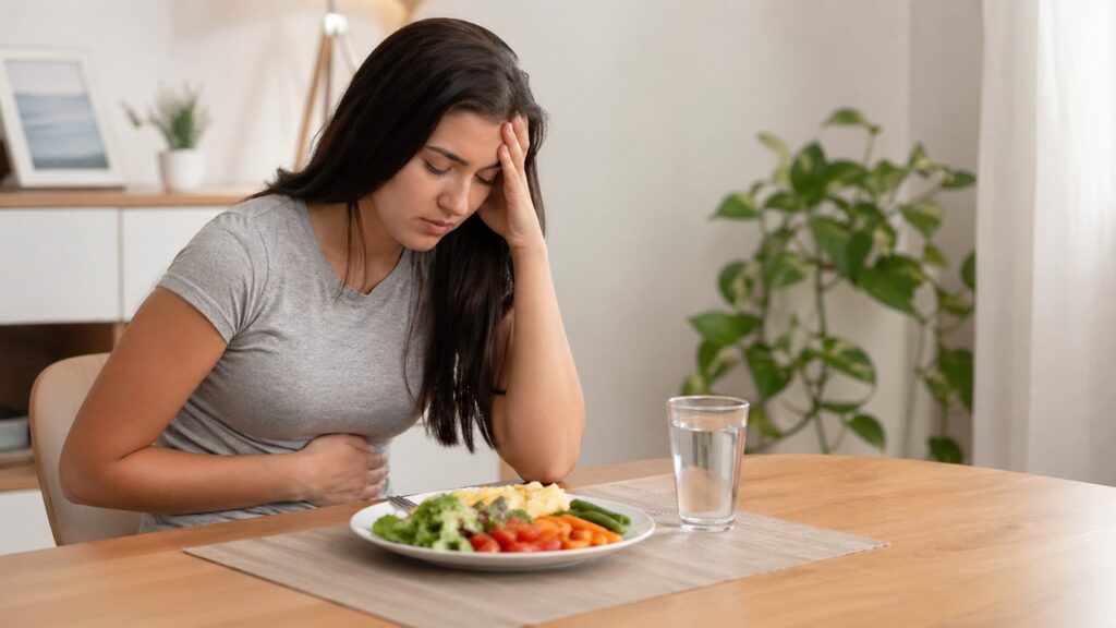 O cansaço persistente pode ter relação com sinais do intestino e não apenas com noites mal dormidas.