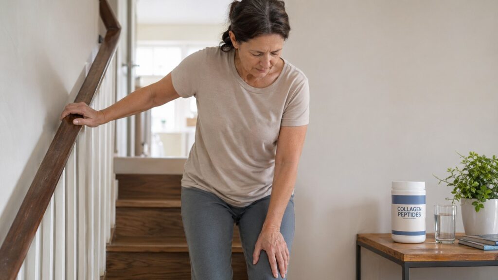 O colágeno pode ser um apoio gradual para conforto, mobilidade e cuidado com as articulações após os 50 anos.