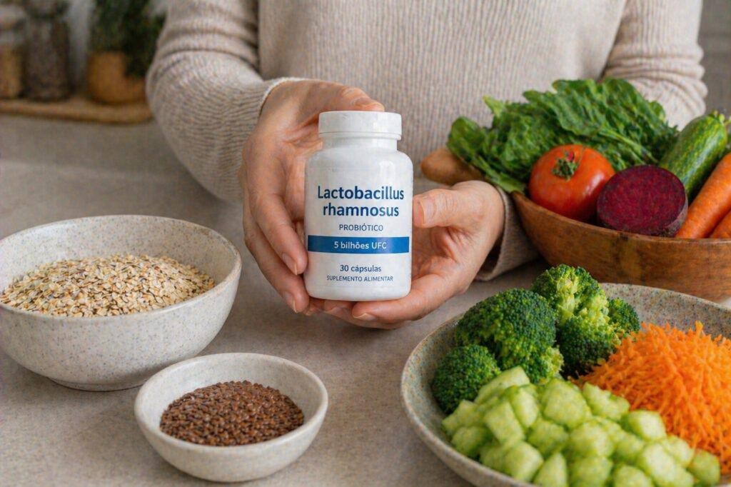Escolher cepas específicas e combinar com alimentação equilibrada influencia o eixo intestino-cérebro.