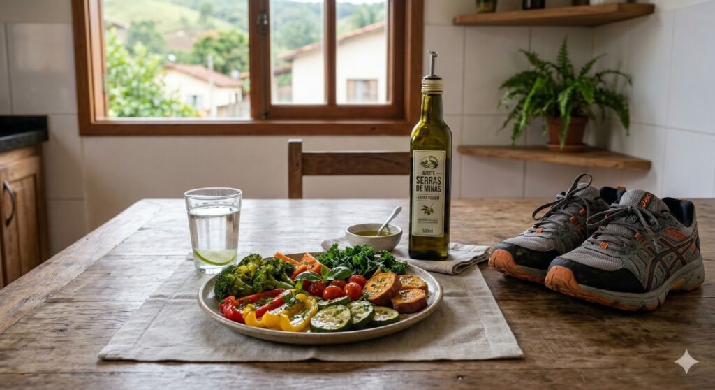Alimentação equilibrada e exercício ajudam a reduzir a gordura no fígado.