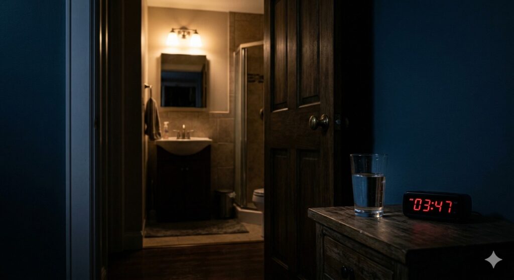 Levantar à noite para urinar pode afetar o sono e merecer atenção.