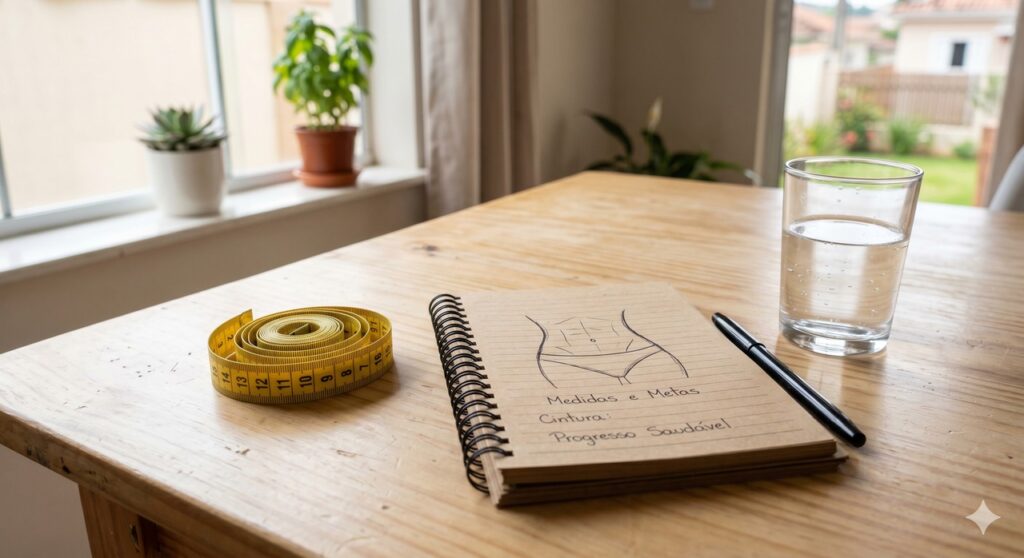 Itens simples que remetem à observação da barriga inchada e dos fatores de risco metabólicos