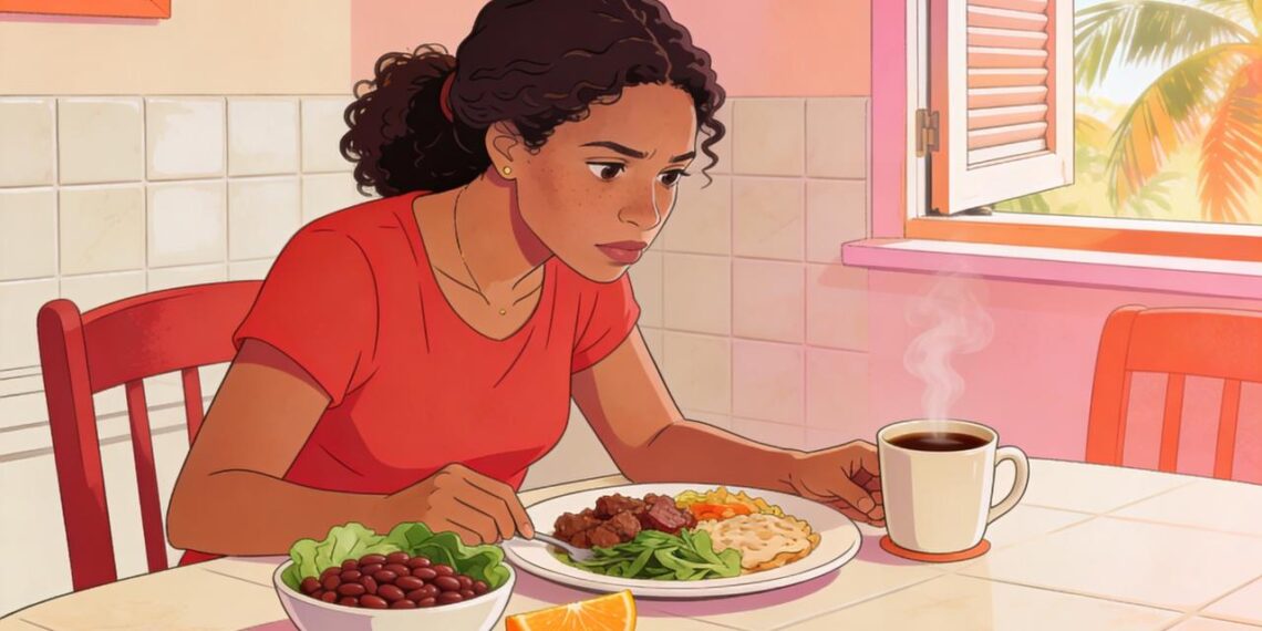 A falta de ferro não se deve apenas ao baixo consumo de carne, mas sim ao excesso de chá e café que bloqueiam sua absorção