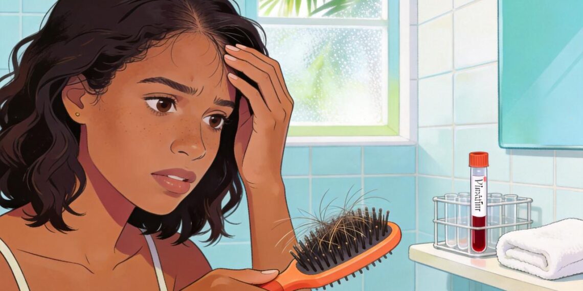 A queda de cabelo não se deve apenas ao estresse, mas sim à deficiência de ferritina que muitos exames não detectam