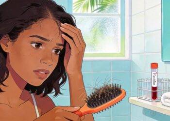 A queda de cabelo não se deve apenas ao estresse, mas sim à deficiência de ferritina que muitos exames não detectam