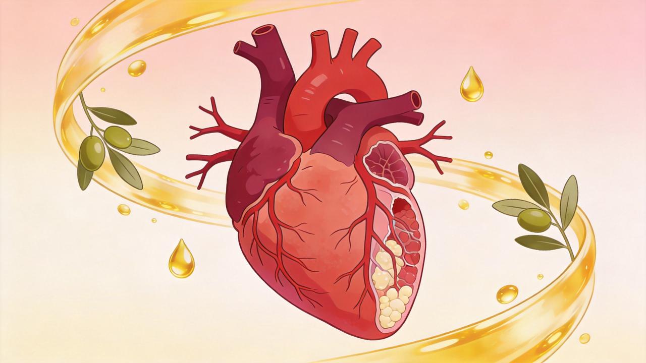 Compostos do azeite se associam a melhor perfil lipídico cardiovascular.